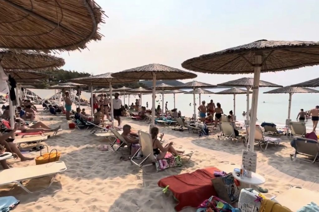 Psili Ammos na Tasosu – peščana plaža sa plitkim morem
