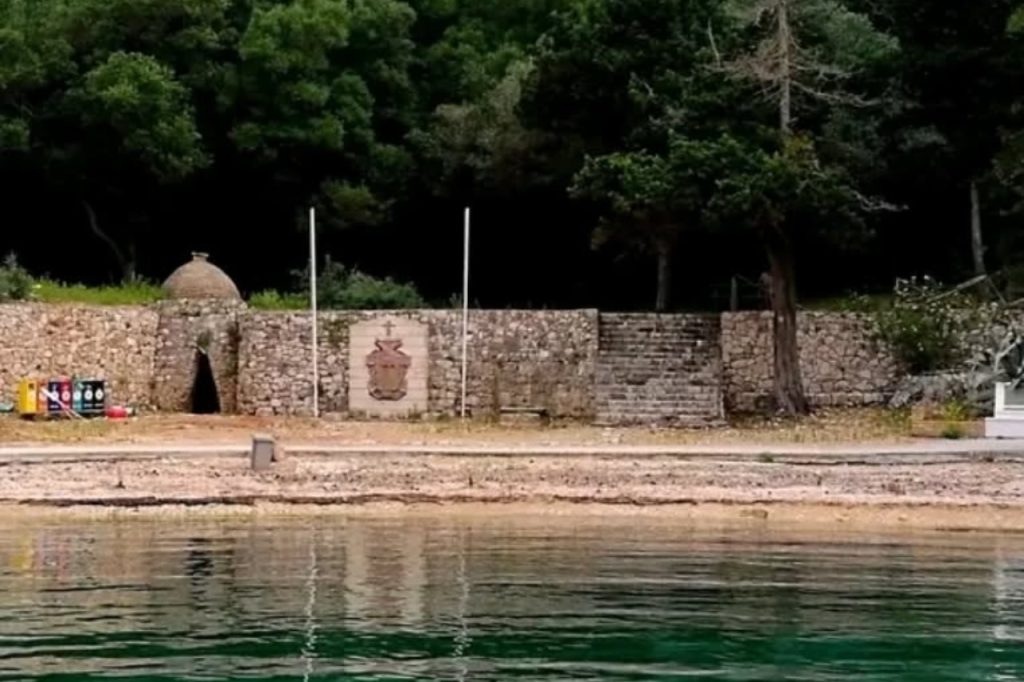 Vido Island kod Corfu Town na ostrvu Krf u Grčkoj