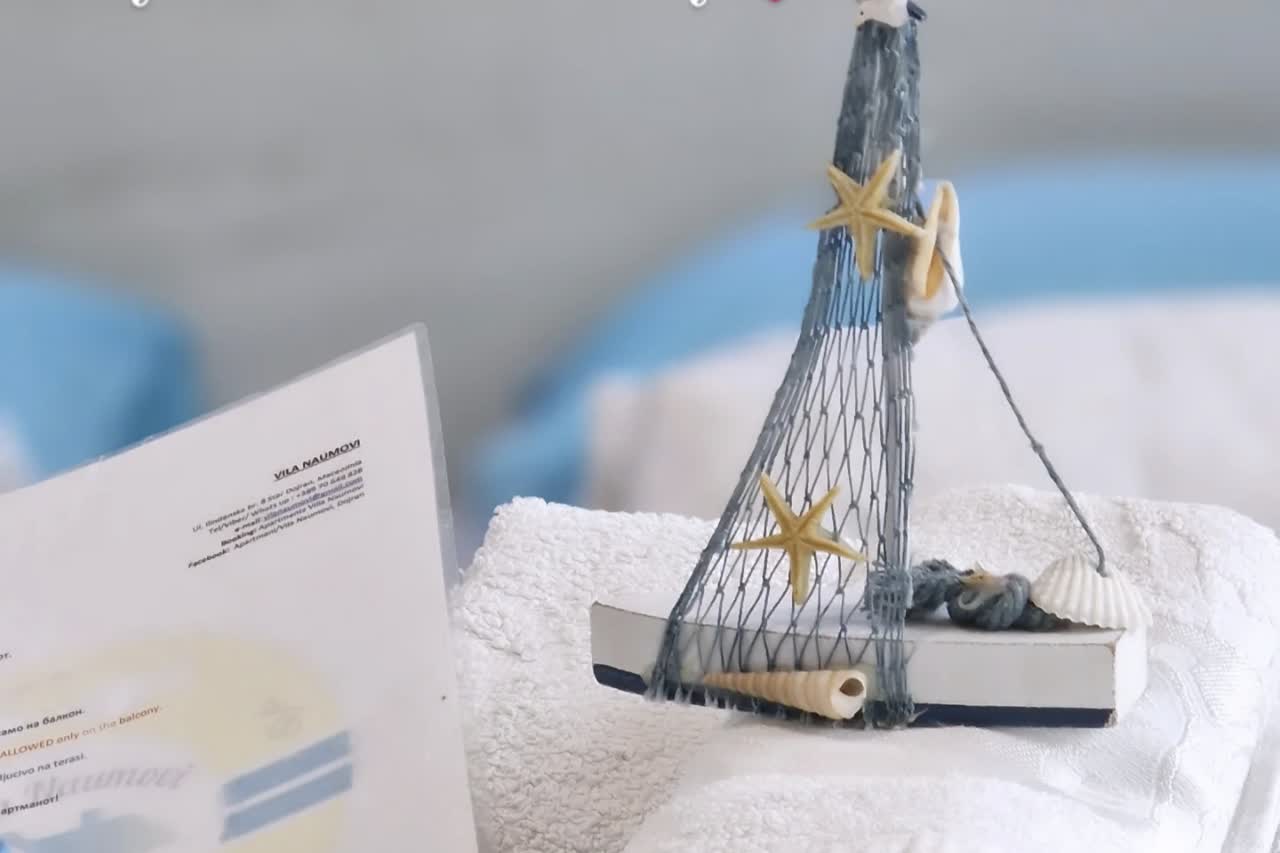 Detalji enterijera u Apartmanima Vila Naumovi u Starom Dojranu