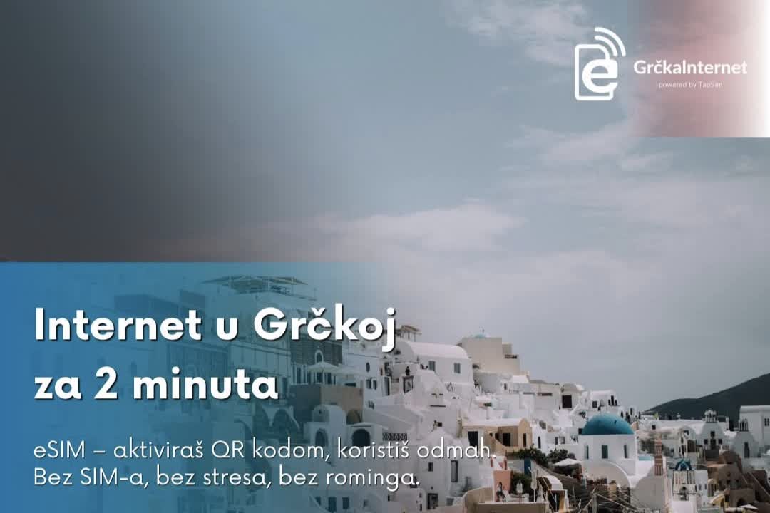 Grčka Internet eSIM za Grčku – aktivacija za 2 minuta