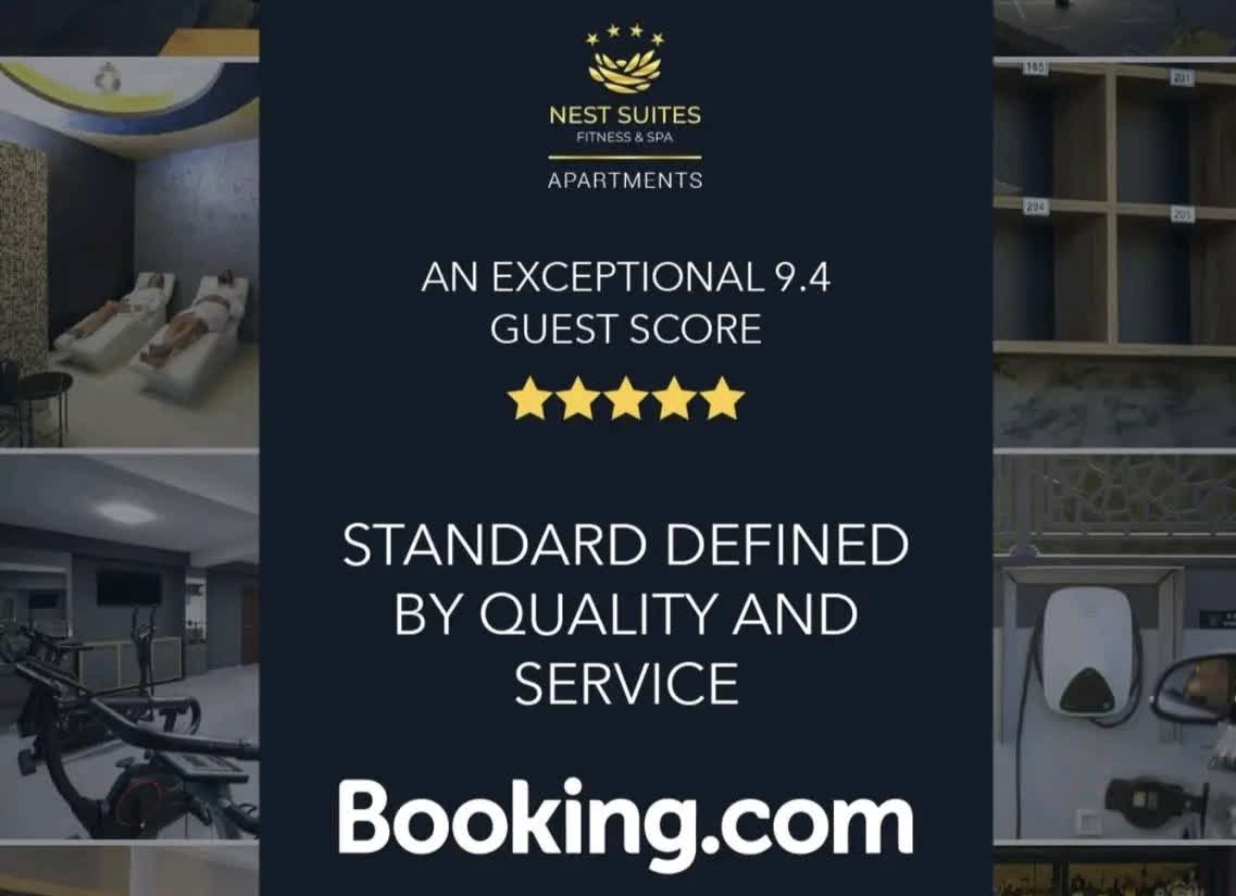 Nest Suites Skoplje – visoka ocena gostiju 9.4 na Booking platformi